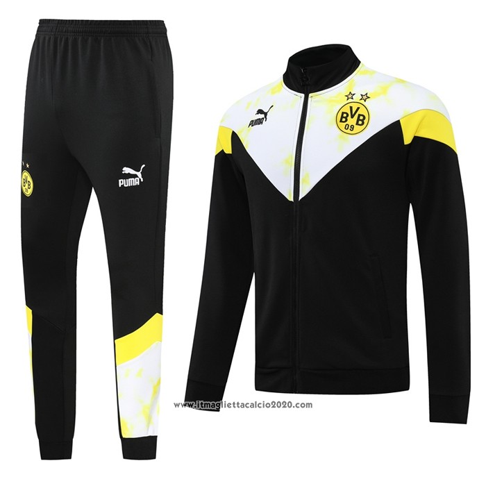 Tuta da Track Giacca Borussia Dortmund 2022 2023 Nero